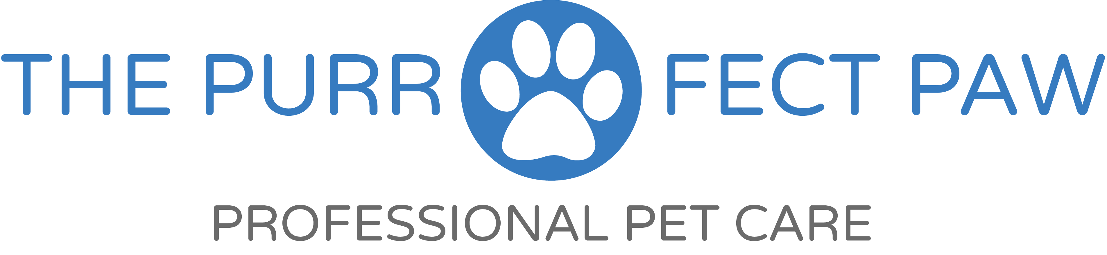 The Purr-fect Paw Logo
